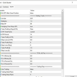 Alternative view of Gold Buster MT4 V2.3 Unlimited