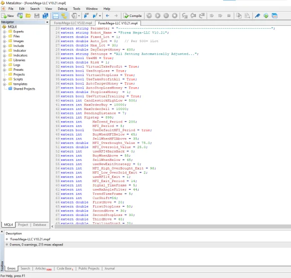 EA FOREX MEGA-LLC MQ4 Source code V10.21 Unlimited with SetFiles - Image 6