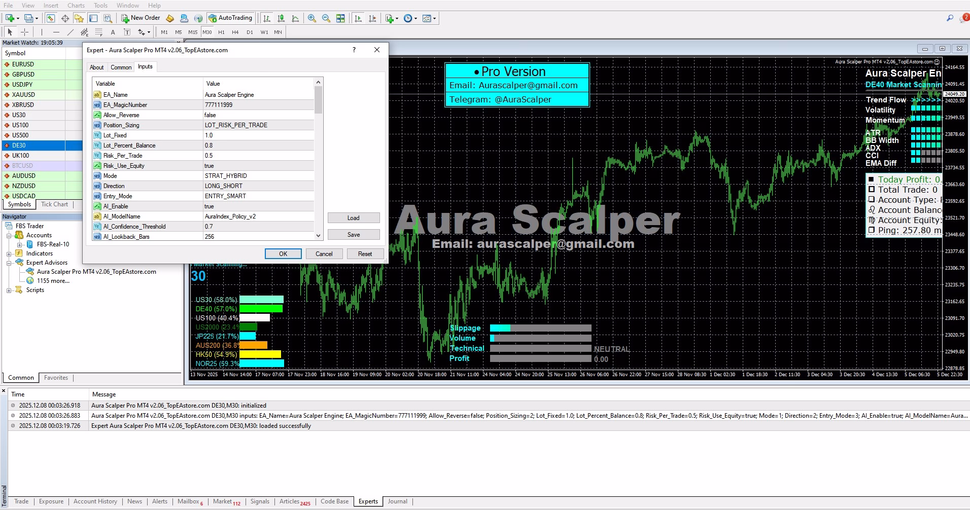 Aura Scalper Engine MT4 V2.06 Unlimited - Image 4